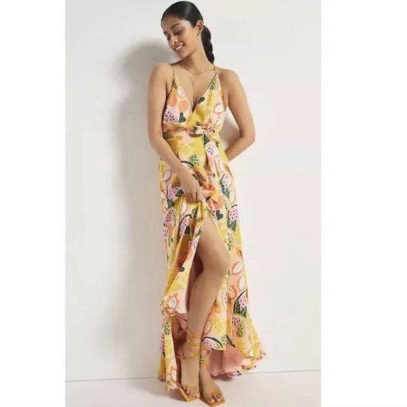 Hutch Watermelon Hi Lo Maxi Dress - Picture 7 of 10